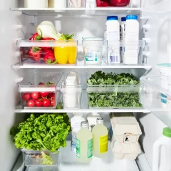 ROTHO SET Kühlschrankorg. PP 3 Tlg. MB LOFT, Farbe:Transparent -Küchendiscounter 9104c7b1e9f814cd7cb4a8e6c6025089