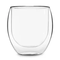 DUOS 6X 410ml Jumbo Doppelwandige Thermo-Gläser + 6X Edelstahl-LÖFFEL, Für Latte Macchiato, Cocktails, Vorspeisen By Feelino -Küchendiscounter 930b2ce75be5ab1874eaac19261c5750