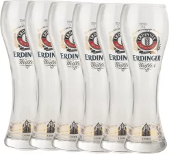 6x Erdinger Weizenbiergläser 0,5L
