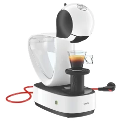 Krups KP170140/10 / YY3876FD Infinissima White Espressomaschine, Nescafe Dolce Gusto Kapseln, Kunststoffgehäuse, 1500 Watt, Abschaltautomatik -Küchendiscounter 9d78764ab2e1666bbf85afb71b70f686