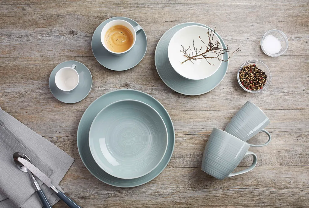 Kaffee- & Tafelservice 30 Tlg. Suomi Grau-blau 1 Kaffee- & Tafelservice 30 Tlg. Suomi Grau-blau