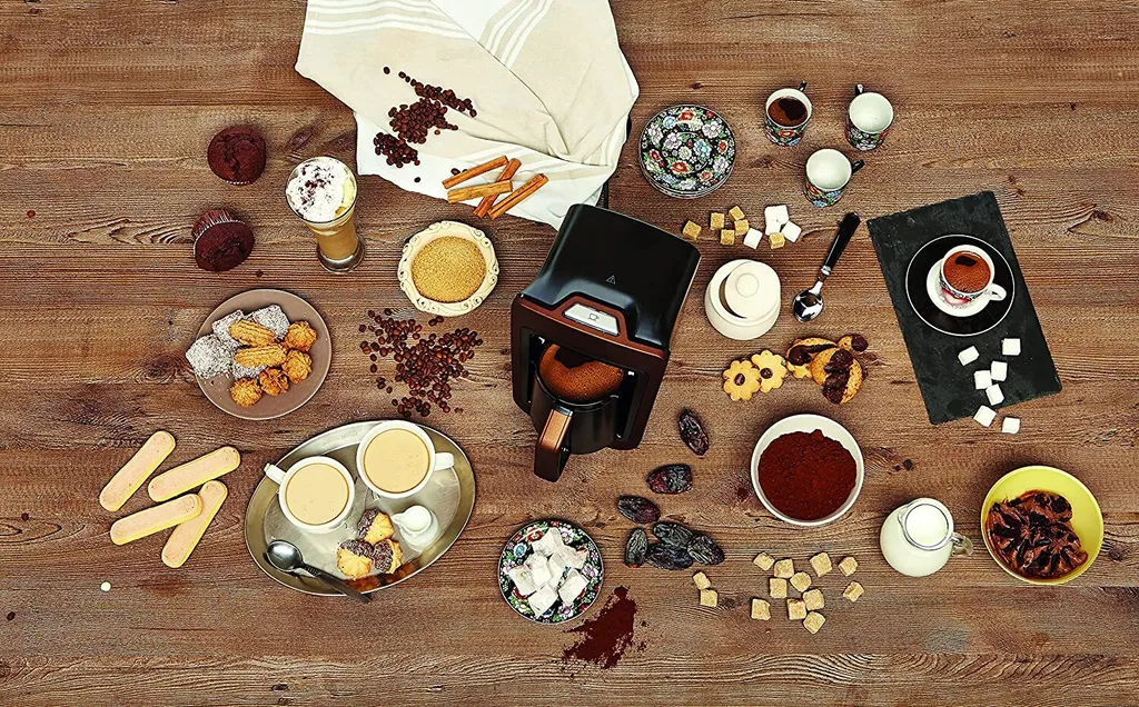 Gorenje ATCM730T, Türkische Kaffeemaschine, 0,27 L, Gemahlener Kaffee, 730 W, Schwarz, Braun 8 Gorenje ATCM730T, Türkische Kaffeemaschine, 0,27 L, Gemahlener Kaffee, 730 W, Schwarz, Braun – Bild 8