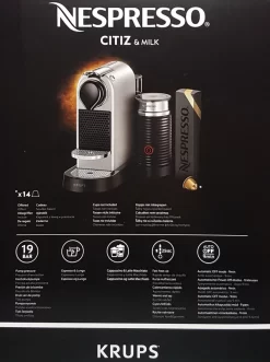 Krups XN7615.19 Nespresso Citiz & Milk Kaffeekapselmaschine (1260 Watt, Wassertankkapazität: 1l, Pumpendruck: 19 Bar) Rot -Küchendiscounter a10d7bb8182b452b3a443df52629749f