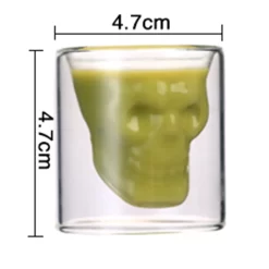 Skull-in-glass Winkee 4 Schnapsgläser Shot Glas Totenkopf Schädel 25ml Partyglas Weingläser -Küchendiscounter a2b5d8b81a550367832f2d59a054c935