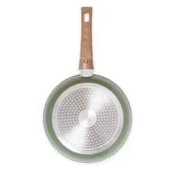 Just Vegan ECO Pfanne Mit Abnehmbarem Griff 24 Cm Aluminium Grün -Küchendiscounter a39b2ac65b45992388ffda17cb79e9ce