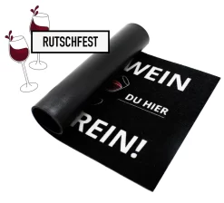 Ohne Wein Kommst Du Hier Nicht Rein Fußmatte -Küchendiscounter a53117e7bce8275192e311e5fc144229