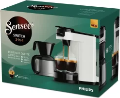 Kaffeemaschine 2 In 1 Senseo Switch Philips HD6592/05, 2 In 1 Mit Filter Und Pod, Isolierte Verse, Crema Plus 13 Kaffeemaschine 2 In 1 Senseo Switch Philips HD6592/05, 2 In 1 Mit Filter Und Pod, Isolierte Verse, Crema Plus -Küchendiscounter a53421e74039bc76525a24c12fb4d5dd