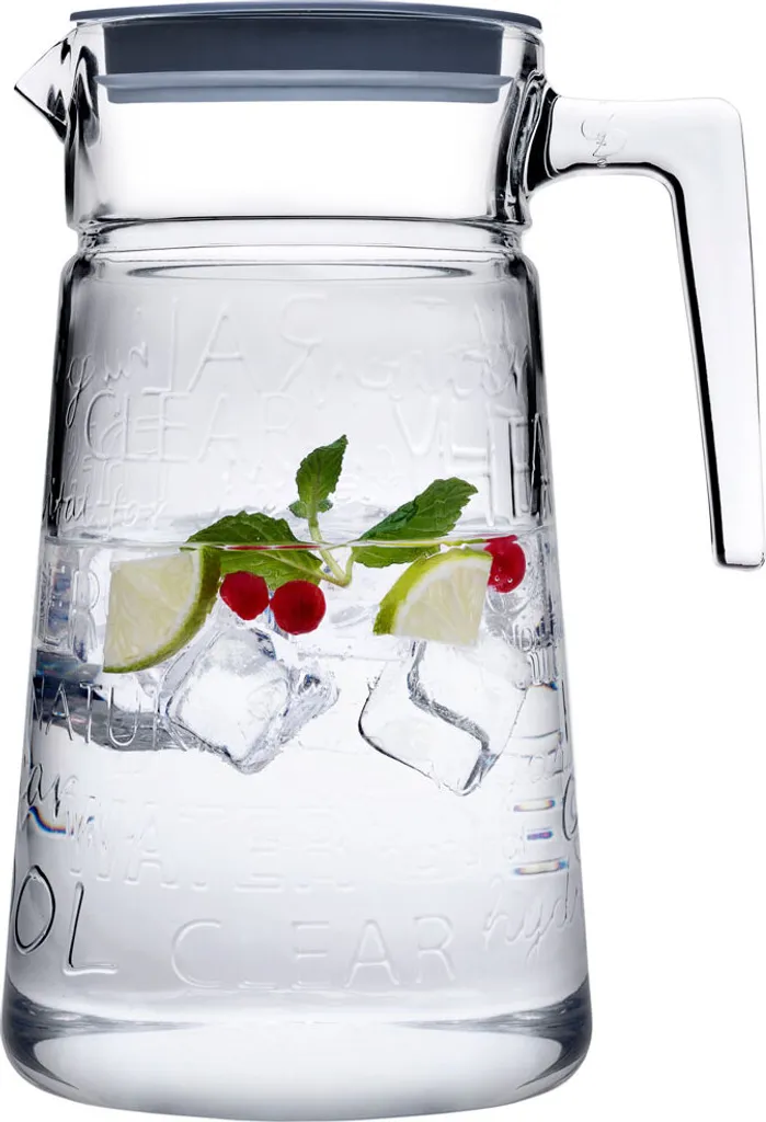 Pasabahce Glaskaraffe Krug Mit Deckel Saftkrug Wasserkrug 2L Kanne Wasser Saft City Pop 1 Pasabahce Glaskaraffe Krug Mit Deckel Saftkrug Wasserkrug 2L Kanne Wasser Saft City Pop