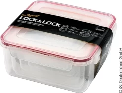 Lock&Lock HPL980CLQ5 Frischhaltedosen 5er Set - Luft & Wasserdicht (1er Pack) -Küchendiscounter a7da5d69a0f22f07cb41106ddfc1b60f