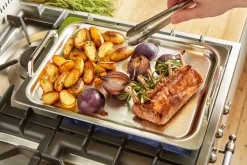 Demeyere Teppanyaki 40850-956-0 Bratpfanne, Edelstahl, Induktionsherd-geeignet -Küchendiscounter a96694bdb43cbeca34f92cd5b7b5cba4