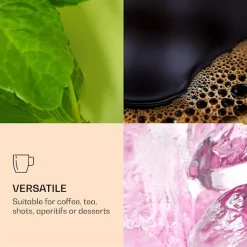 DUOS 6X 410ml Jumbo Doppelwandige Thermo-Gläser + 6X Edelstahl-LÖFFEL, Für Latte Macchiato, Cocktails, Vorspeisen By Feelino -Küchendiscounter aa021545678e5119aee38d7c0fb03b8d