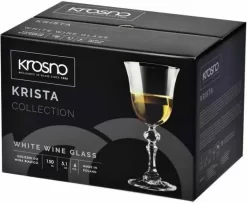 KROSNO Weiß-Weinglas | Set Von 6 | 150 ML | Krista Kollektion | Kristallglas | Weißweingläser | Perfekt Für Zuhause, Restaurants Und Partys | Spülmaschinenfest 22 KROSNO Weiß-Weinglas | Set Von 6 | 150 ML | Krista Kollektion | Kristallglas | Weißweingläser | Perfekt Für Zuhause, Restaurants Und Partys | Spülmaschinenfest -Küchendiscounter aa86d4096bdedcfeafb4cad4699e50cc