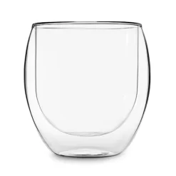 DUOS 4X 410ml Jumbo Doppelwandige Thermo-Gläser + 4X Edelstahl-LÖFFEL, Für Latte Macchiato, Cocktails, Vorspeisen By Feelino -Küchendiscounter aad9b1338993117bf501e9fb91edf67e