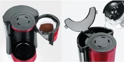 SEVERIN Kaffeemaschine KA 4817 TYPE 1.000 W Rot / Schwarz -Küchendiscounter ad9578d8376dff7741e011df319fc89a