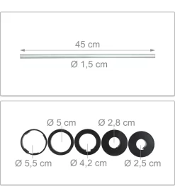 Relaxdays Bodenhülse Sonnenschirm 25 - 55 Mm -Küchendiscounter ae471a319bafef4dd397710117a8c525