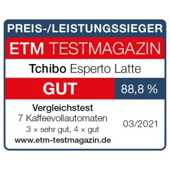 Tchibo Kaffeevollautomat Esperto Latte Inkl. 1kg Barista Caffè Crema Für Caffè Crema Und Espresso, Anthrazit 14 Tchibo Kaffeevollautomat Esperto Latte Inkl. 1kg Barista Caffè Crema Für Caffè Crema Und Espresso, Anthrazit -Küchendiscounter b1167fdb4a246d189e99d4c309605f86