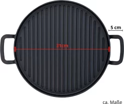 TAINO PLATINUM Flex Grillpfanne Gusseisen Pfanne Gusspfanne Zubehör Gasgrill BBQ -Küchendiscounter b3a5bf2cf55da09dc50f51e28af8c31a