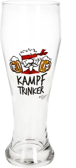 2x Weizenbiergläser Mutmacher Kampftrinker Weißbierglas 0,5L -Küchendiscounter b5815ada5c777aaab1b47ccfd44bce8d