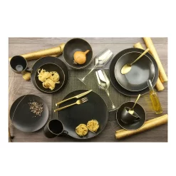 CreaTable 22409 Tafelservice Rusty Für 8 Personen, Porzellan, Braun (1 Set, 12-teilig) -Küchendiscounter b662263588f34a71cccf5ac9c91ec451