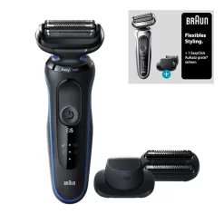 Braun Series 5s Rasierer Herren, Elektrorasierer Mit 3 Flexiblen Klingen, Präzisionstrimmer -Küchendiscounter b732829b1059ca5ec2c683b6f4bb421a
