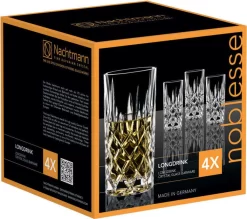 Nachtmann Noblesse Longdrinkglas Set, 8er Set, Wasserglas, Saftglas, Kristallglas, H 14.8 Cm, 375 Ml -Küchendiscounter b9534a2e40510a1cfc31287db229d4d8