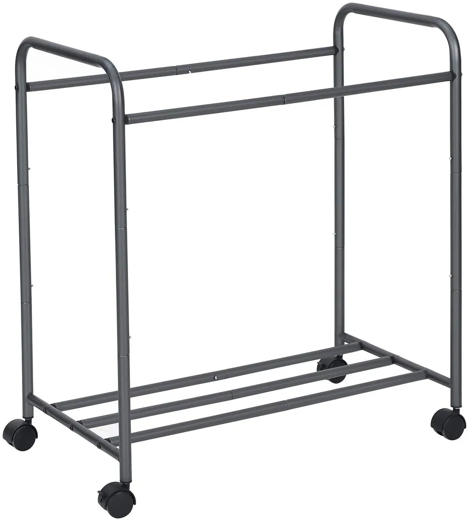 Wäschekörbe Mit 3 Taschen Grau Eisen Polyester 144 L Faltbar 3 ×44 L Wäschesortierer Wäschebox Wäschewagen Wäschesammler SONGMICS LSF003GS 8 Wäschekörbe Mit 3 Taschen Grau Eisen Polyester 144 L Faltbar 3 ×44 L Wäschesortierer Wäschebox Wäschewagen Wäschesammler SONGMICS LSF003GS – Bild 8