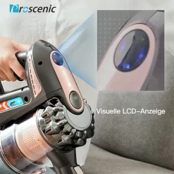 Proscenic NEU P8 PLUS Staubsauger Akku Handstaubsauger Mit LED-Lampe Kabellos 20,000 Pa Bis Zu 40 Minuten 2,200 MAh HEPA Geeignet Für Allergiker Tierhaare&Katzenstreu -Küchendiscounter ba36b9684e5dffdfc6b9eece0f5e5c4a