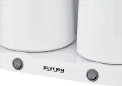 SEVERIN Duo-Filterkaffeemaschine KA 5830 Weiß -Küchendiscounter bb1eac51cf0af5e83dcf72b8b3d34dd8