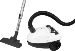 Exquisit BP 3103 We Staubsauger | 700 Watt Leistung | 2 L Staubbeutelvolumen | Weiß