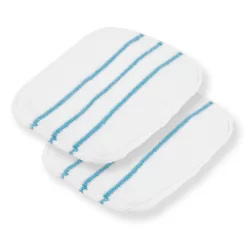 MAXXMEE Bodentuch Für Dampfbesen Vibration - 2er-Set - Weiß