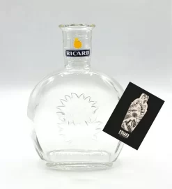 Ricard Karaffe Wasserkaraffe Vase Aus Glas Vintage Ricard Soleil Sonne Mit Logo