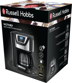 Russell Hobbs 22000-56 Chester Grind Und Brew Glas-Kaffeemaschine Mahlwerk -Küchendiscounter c0490d165f3527d0574ad17d56967b04