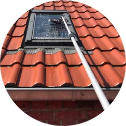 FenWi Teleskop Fensterputzer Profi Set Mit 6m Teleskopstange Gelenk & 35/40cm Kombi Fensterwischer I 600cm Aluminium Teleskopstiel Für Hohe Fenster Und Glasfronten -Küchendiscounter c134f89831c199071daa6f472e504788