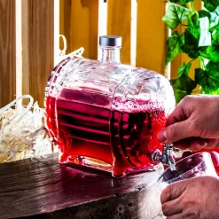 GETRÄNKESPENDER Mit Zapfhahn Für Likör Wein Fass Wasserspender Saftspender 1,5 L 5 GETRÄNKESPENDER Mit Zapfhahn Für Likör Wein Fass Wasserspender Saftspender 1,5 L -Küchendiscounter c1e4dee92a7459f6d9107c133d017463