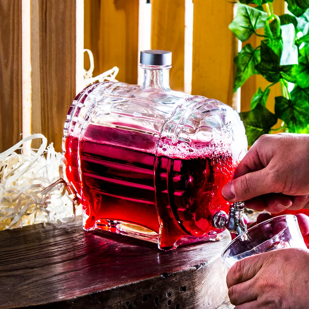 GETRÄNKESPENDER Mit Zapfhahn Für Likör Wein Fass Wasserspender Saftspender 1,5 L 3 GETRÄNKESPENDER Mit Zapfhahn Für Likör Wein Fass Wasserspender Saftspender 1,5 L – Bild 3