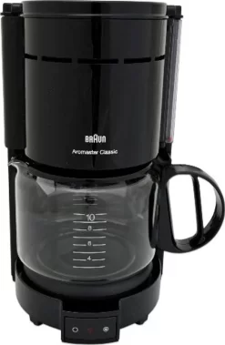 Braun KF47/1 Filter-Kaffeemaschine Schwarz -Küchendiscounter c6460e53a14a96330d4419e79f1d7667