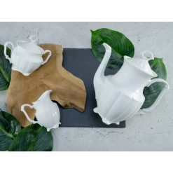 CreaTable 16028 Kaffeegarnitur Maria Theresia Für 1 Personen + Uni, Porzellan, Weiß (1 Set, 3-teilig) -Küchendiscounter c9362f1750943790eeca03948ca57a83