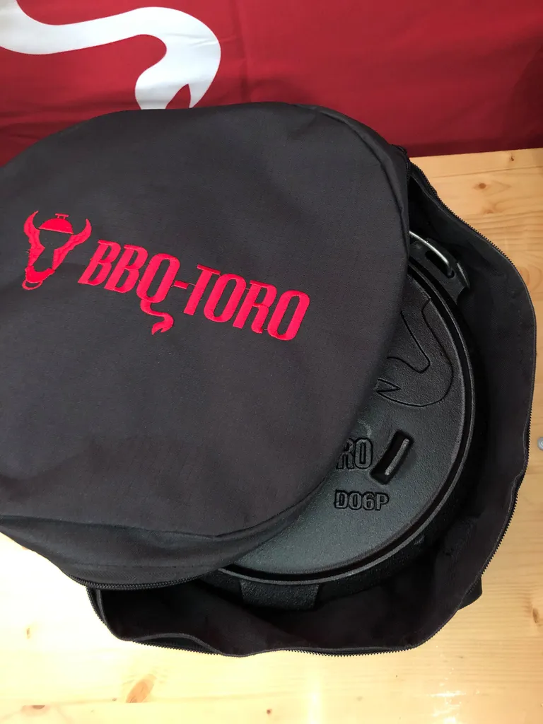 BBQ-Toro Tragetasche Für 6 Und 9 QT Dutch Oven | Aufbewahrungstasche | Schwarz 3 BBQ-Toro Tragetasche Für 6 Und 9 QT Dutch Oven | Aufbewahrungstasche | Schwarz – Bild 3