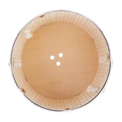 Relaxdays 1 X Wäschekorb Bambus Rund Weiß -Küchendiscounter c9a219c5e5fa6ae516452134b506f7d0