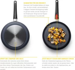 WOLL 'Diamond LITE Induktion, Guss-Hochrandpfanne, AS Ø28cm 7cm Hoch, 3,5l' -Küchendiscounter cb01eaf0b9ad1d04c827cc8d2102c60f