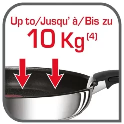 TEFAL L9409032 4er-Set INGENIO PREFERENCE - Alle Kochfelder Einschließlich Induktion - Französische Herstellung - Edelstahl -Küchendiscounter cd72949c524828da53cba5767654de7f