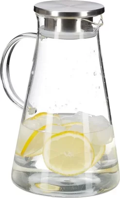Relaxdays Glaskaraffe Mit Deckel 1,8 Liter 19 Relaxdays Glaskaraffe Mit Deckel 1,8 Liter -Küchendiscounter cf13980b20d2b97df043e344209f82e1