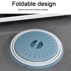 Faltbare Mikrowellen-Abdeckplatte Für Lebensmittel, Belüftet, Faltbar, Spritzwassergeschützt, Mikrowellen-Spritzschutz, BPA-freies Silikon & Kunststoff Und Spülmaschinenfest ,Ink-blue Colour -Küchendiscounter d18e5f8ed0b5a174e16ab2a6f3262739
