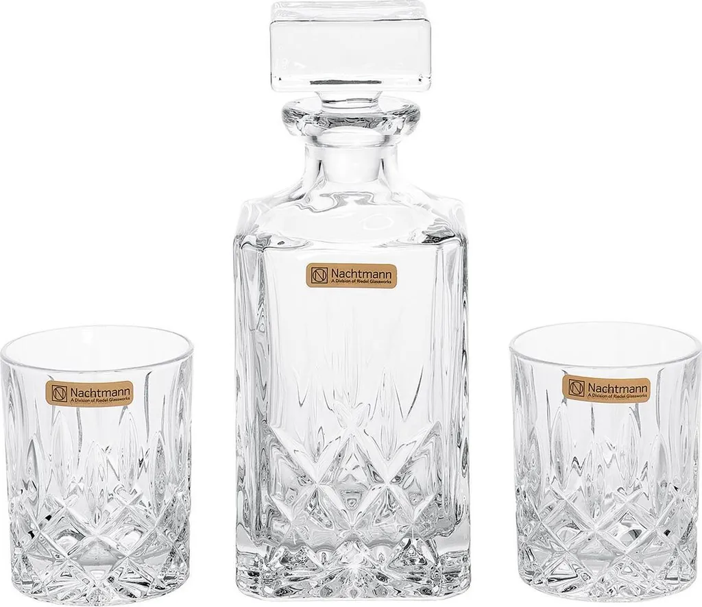 Nachtmann 0091899-0 Noblesse Whisky-Set, 1 X Karaffe/Dekanter + 2 X Whisky-Becher, Klar (1 Set) 2 Nachtmann 0091899-0 Noblesse Whisky-Set, 1 X Karaffe/Dekanter + 2 X Whisky-Becher, Klar (1 Set) – Bild 2