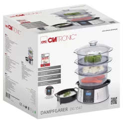 Clatronic Dampfgarer 800 W DG 3547 -Küchendiscounter d208f5bccf60678766bd29e8c332fba8