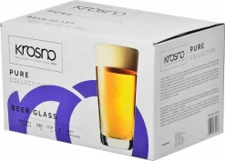 KROSNO Pure Weizen Biergläser, 6er-Set, 530 Ml -Küchendiscounter d22ff7031d094ad703916189a020e99d