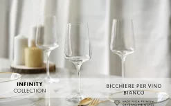 KROSNO Infinity Weißweingläser, 6er-Set, 400 Ml