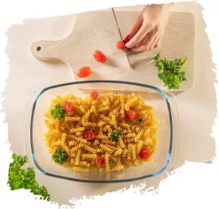 Backform Glasbräter Auflaufform Bräter Bratenform TERMISIL NOVA 7 Liter -Küchendiscounter dc3724a372f04050b78767263b19a772