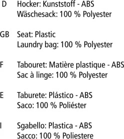 Wenko Hocker Candy White, Mit Wäschesack 21 Wenko Hocker Candy White, Mit Wäschesack -Küchendiscounter dd05c4a256d32013bac366219a009c42