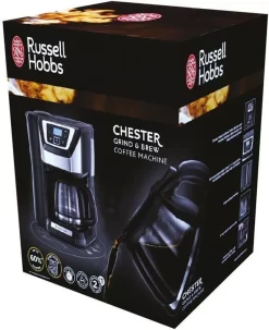 Russell Hobbs 22000-56 Chester Grind Und Brew Glas-Kaffeemaschine Mahlwerk -Küchendiscounter dd8a0221ff7f8f8632d71c10c83f5fa6